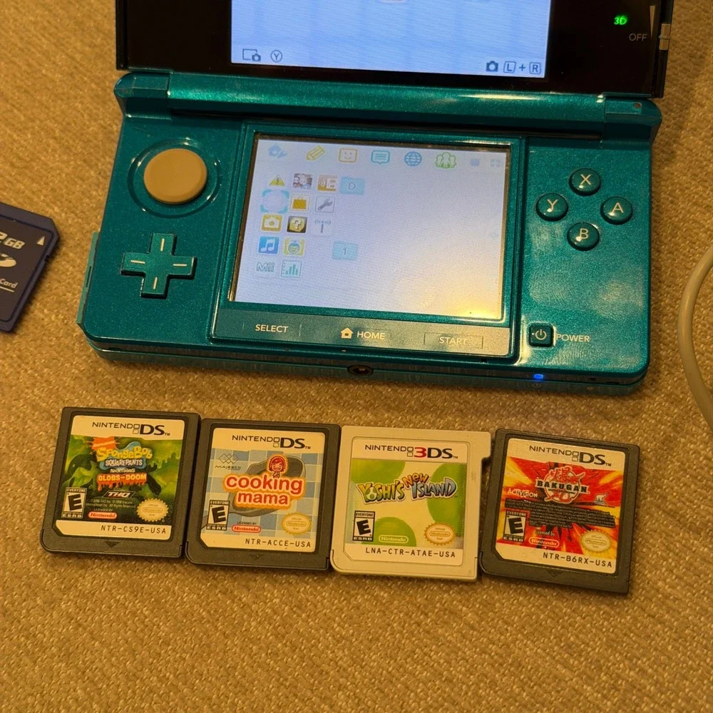 Nintendo 3ds aqua